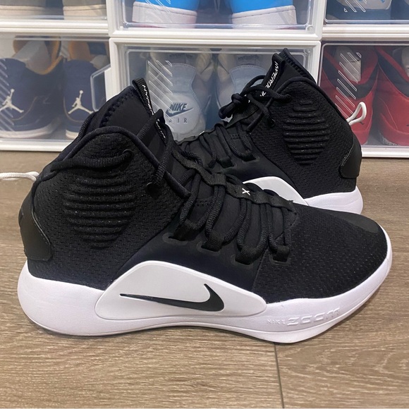 Nike Hyperdunk X TB Black & White Size 10 - Picture 1 of 6